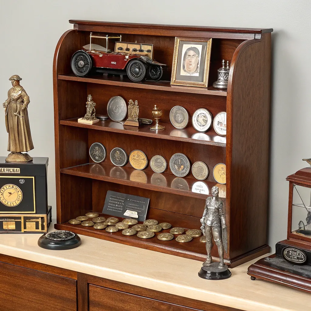 Rare collectibles display